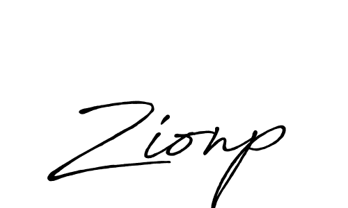 Also we have Zionp name is the best signature style. Create professional handwritten signature collection using Antro_Vectra_Bolder autograph style. Zionp signature style 7 images and pictures png