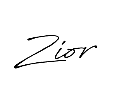 Create a beautiful signature design for name Zior. With this signature (Antro_Vectra_Bolder) fonts, you can make a handwritten signature for free. Zior signature style 7 images and pictures png