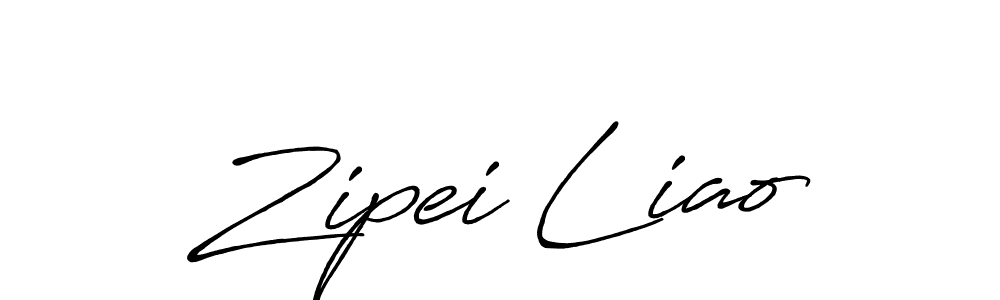 Antro_Vectra_Bolder is a professional signature style that is perfect for those who want to add a touch of class to their signature. It is also a great choice for those who want to make their signature more unique. Get Zipei Liao name to fancy signature for free. Zipei Liao signature style 7 images and pictures png