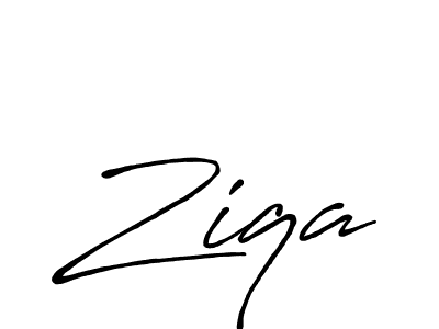 Similarly Antro_Vectra_Bolder is the best handwritten signature design. Signature creator online .You can use it as an online autograph creator for name Ziqa. Ziqa signature style 7 images and pictures png