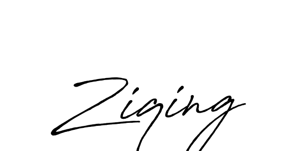 You should practise on your own different ways (Antro_Vectra_Bolder) to write your name (Ziqing) in signature. don't let someone else do it for you. Ziqing signature style 7 images and pictures png