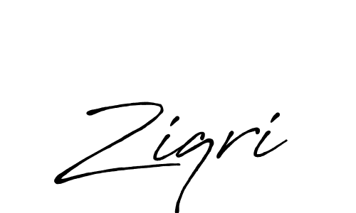 Antro_Vectra_Bolder is a professional signature style that is perfect for those who want to add a touch of class to their signature. It is also a great choice for those who want to make their signature more unique. Get Ziqri name to fancy signature for free. Ziqri signature style 7 images and pictures png
