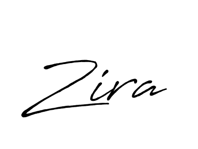 Use a signature maker to create a handwritten signature online. With this signature software, you can design (Antro_Vectra_Bolder) your own signature for name Zira. Zira signature style 7 images and pictures png
