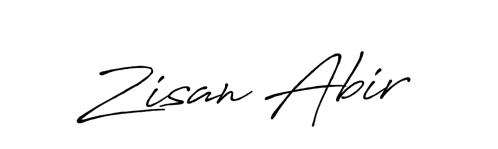 It looks lik you need a new signature style for name Zisan Abir. Design unique handwritten (Antro_Vectra_Bolder) signature with our free signature maker in just a few clicks. Zisan Abir signature style 7 images and pictures png