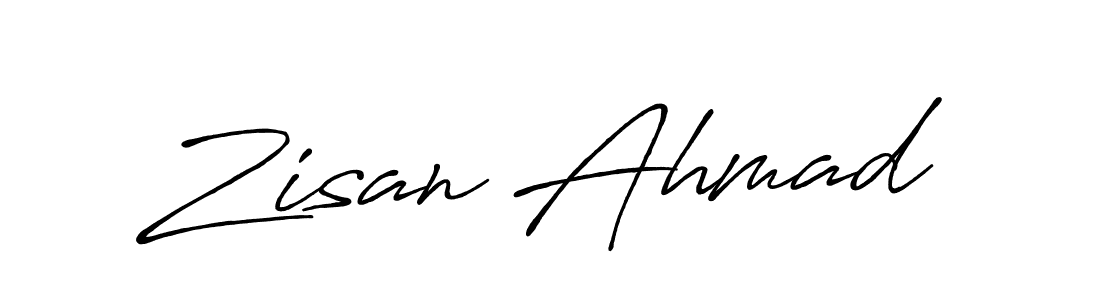 if you are searching for the best signature style for your name Zisan Ahmad. so please give up your signature search. here we have designed multiple signature styles  using Antro_Vectra_Bolder. Zisan Ahmad signature style 7 images and pictures png