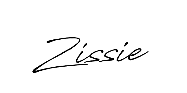 Also we have Zissie name is the best signature style. Create professional handwritten signature collection using Antro_Vectra_Bolder autograph style. Zissie signature style 7 images and pictures png