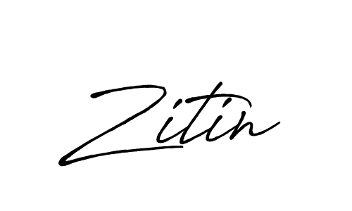 Similarly Antro_Vectra_Bolder is the best handwritten signature design. Signature creator online .You can use it as an online autograph creator for name Zitin. Zitin signature style 7 images and pictures png