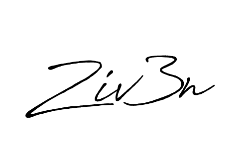 How to make Ziv3n signature? Antro_Vectra_Bolder is a professional autograph style. Create handwritten signature for Ziv3n name. Ziv3n signature style 7 images and pictures png