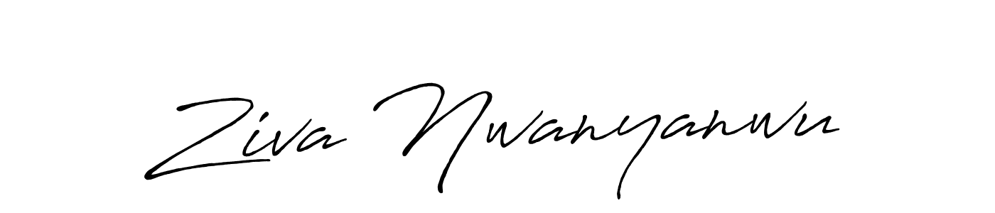 It looks lik you need a new signature style for name Ziva Nwanyanwu. Design unique handwritten (Antro_Vectra_Bolder) signature with our free signature maker in just a few clicks. Ziva Nwanyanwu signature style 7 images and pictures png