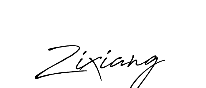 How to make Zixiang signature? Antro_Vectra_Bolder is a professional autograph style. Create handwritten signature for Zixiang name. Zixiang signature style 7 images and pictures png