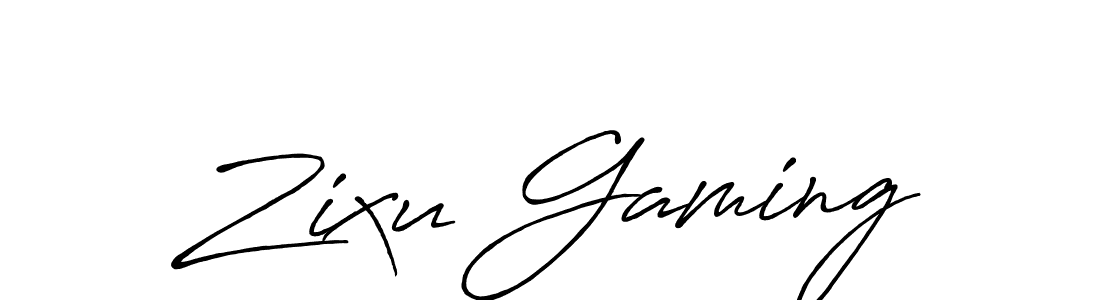 Once you've used our free online signature maker to create your best signature Antro_Vectra_Bolder style, it's time to enjoy all of the benefits that Zixu Gaming name signing documents. Zixu Gaming signature style 7 images and pictures png