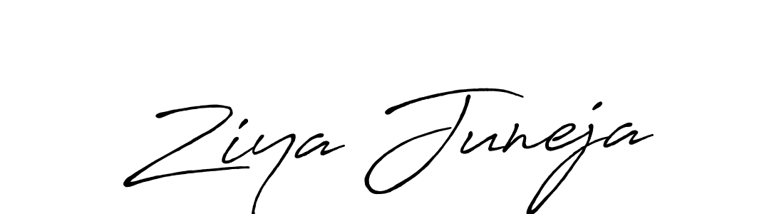 How to Draw Ziya Juneja signature style? Antro_Vectra_Bolder is a latest design signature styles for name Ziya Juneja. Ziya Juneja signature style 7 images and pictures png