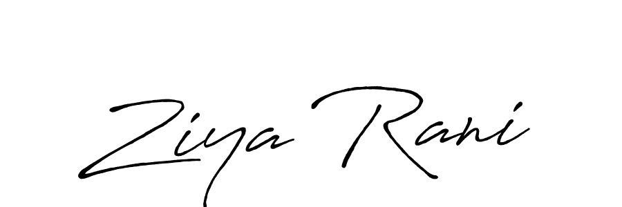 Similarly Antro_Vectra_Bolder is the best handwritten signature design. Signature creator online .You can use it as an online autograph creator for name Ziya Rani. Ziya Rani signature style 7 images and pictures png
