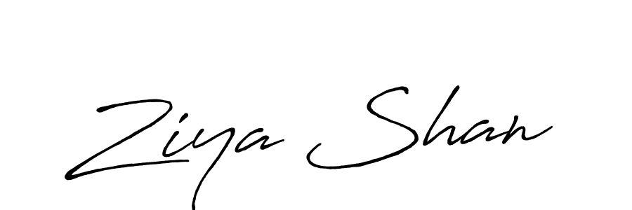 Use a signature maker to create a handwritten signature online. With this signature software, you can design (Antro_Vectra_Bolder) your own signature for name Ziya Shan. Ziya Shan signature style 7 images and pictures png