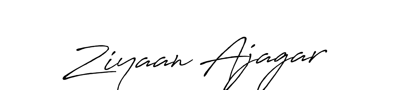 Ziyaan Ajagar stylish signature style. Best Handwritten Sign (Antro_Vectra_Bolder) for my name. Handwritten Signature Collection Ideas for my name Ziyaan Ajagar. Ziyaan Ajagar signature style 7 images and pictures png