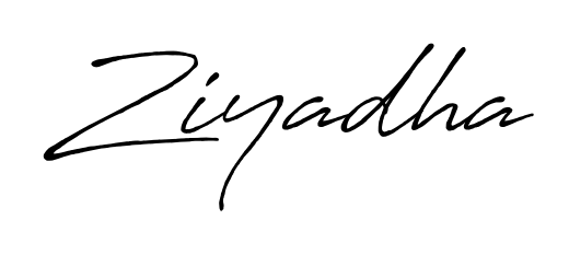 The best way (Antro_Vectra_Bolder) to make a short signature is to pick only two or three words in your name. For converting this name Ziyadha. Ziyadha signature style 7 images and pictures png