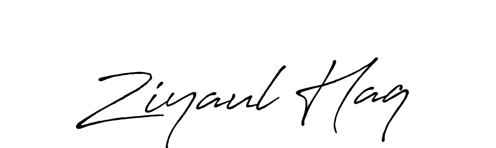 You should practise on your own different ways (Antro_Vectra_Bolder) to write your name (Ziyaul Haq) in signature. don't let someone else do it for you. Ziyaul Haq signature style 7 images and pictures png