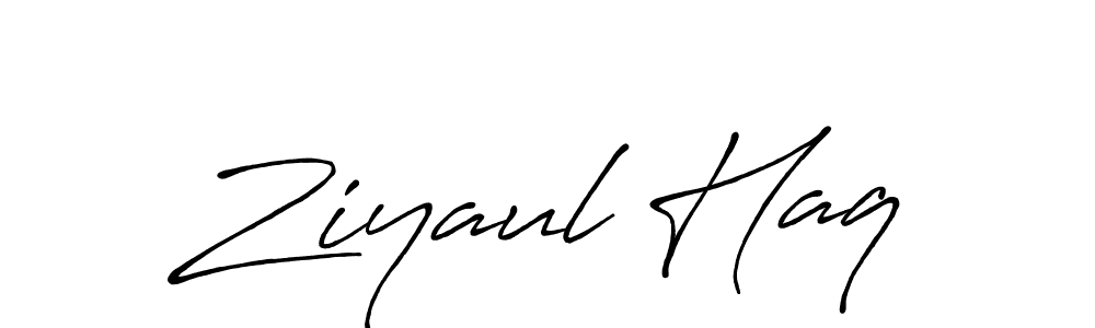 You should practise on your own different ways (Antro_Vectra_Bolder) to write your name (Ziyaul Haq) in signature. don't let someone else do it for you. Ziyaul Haq signature style 7 images and pictures png