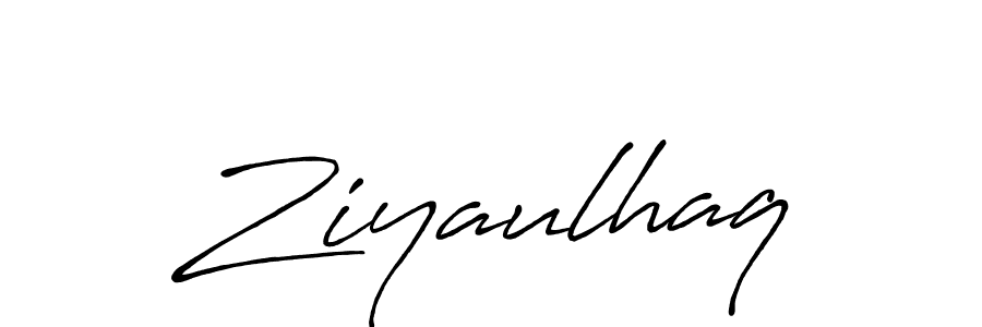 Make a beautiful signature design for name Ziyaulhaq. Use this online signature maker to create a handwritten signature for free. Ziyaulhaq signature style 7 images and pictures png