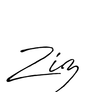 The best way (Antro_Vectra_Bolder) to make a short signature is to pick only two or three words in your name. The name Ziz include a total of six letters. For converting this name. Ziz signature style 7 images and pictures png