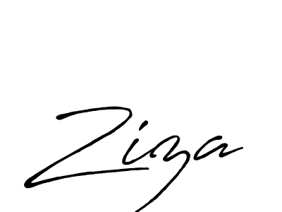 The best way (Antro_Vectra_Bolder) to make a short signature is to pick only two or three words in your name. The name Ziza include a total of six letters. For converting this name. Ziza signature style 7 images and pictures png