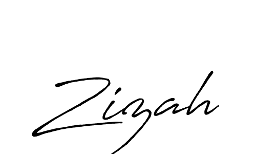 You should practise on your own different ways (Antro_Vectra_Bolder) to write your name (Zizah) in signature. don't let someone else do it for you. Zizah signature style 7 images and pictures png