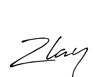 Create a beautiful signature design for name Zlay. With this signature (Antro_Vectra_Bolder) fonts, you can make a handwritten signature for free. Zlay signature style 7 images and pictures png