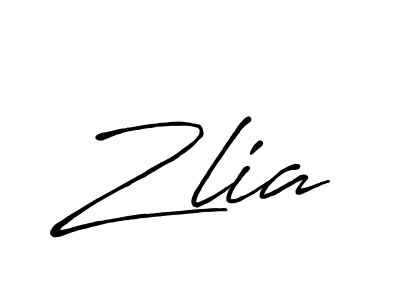 Antro_Vectra_Bolder is a professional signature style that is perfect for those who want to add a touch of class to their signature. It is also a great choice for those who want to make their signature more unique. Get Zlia name to fancy signature for free. Zlia signature style 7 images and pictures png