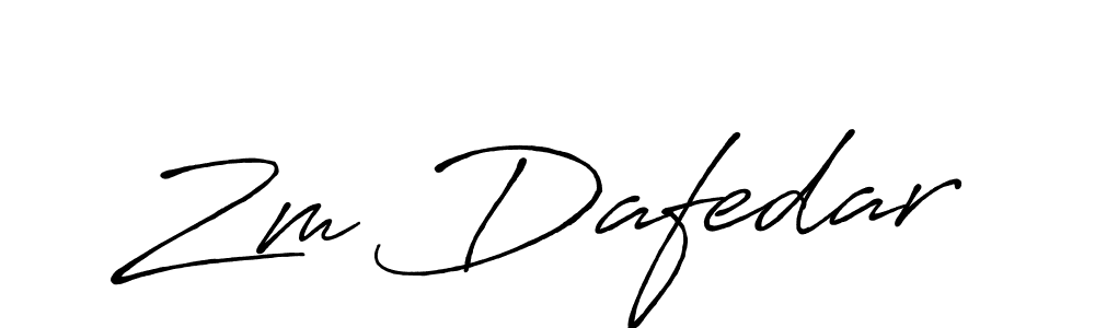 Make a beautiful signature design for name Zm Dafedar. Use this online signature maker to create a handwritten signature for free. Zm Dafedar signature style 7 images and pictures png
