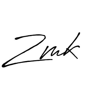 Make a beautiful signature design for name Zmk. With this signature (Antro_Vectra_Bolder) style, you can create a handwritten signature for free. Zmk signature style 7 images and pictures png