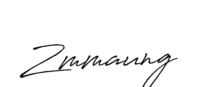 The best way (Antro_Vectra_Bolder) to make a short signature is to pick only two or three words in your name. The name Zmmaung include a total of six letters. For converting this name. Zmmaung signature style 7 images and pictures png