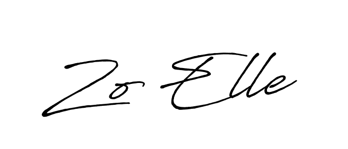 Once you've used our free online signature maker to create your best signature Antro_Vectra_Bolder style, it's time to enjoy all of the benefits that Zo Elle name signing documents. Zo Elle signature style 7 images and pictures png