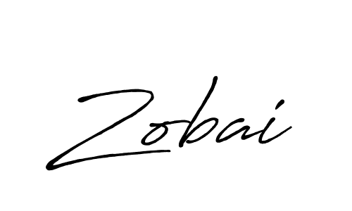 Create a beautiful signature design for name Zobai. With this signature (Antro_Vectra_Bolder) fonts, you can make a handwritten signature for free. Zobai signature style 7 images and pictures png