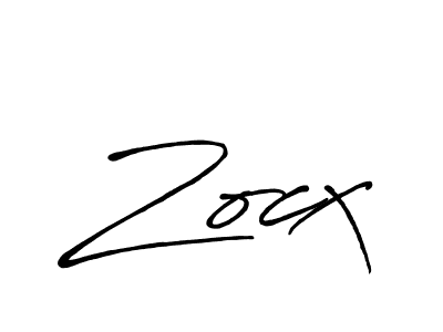How to make Zocx name signature. Use Antro_Vectra_Bolder style for creating short signs online. This is the latest handwritten sign. Zocx signature style 7 images and pictures png