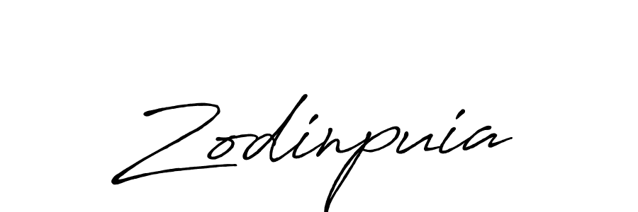 How to make Zodinpuia signature? Antro_Vectra_Bolder is a professional autograph style. Create handwritten signature for Zodinpuia name. Zodinpuia signature style 7 images and pictures png