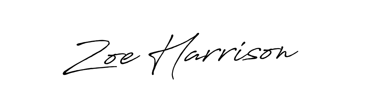 Make a beautiful signature design for name Zoe Harrison. Use this online signature maker to create a handwritten signature for free. Zoe Harrison signature style 7 images and pictures png