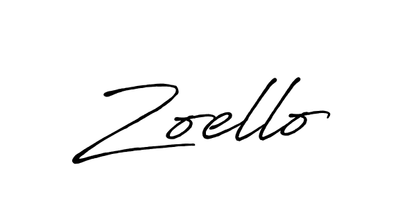 It looks lik you need a new signature style for name Zoello. Design unique handwritten (Antro_Vectra_Bolder) signature with our free signature maker in just a few clicks. Zoello signature style 7 images and pictures png