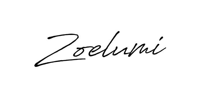 Once you've used our free online signature maker to create your best signature Antro_Vectra_Bolder style, it's time to enjoy all of the benefits that Zoelumi name signing documents. Zoelumi signature style 7 images and pictures png