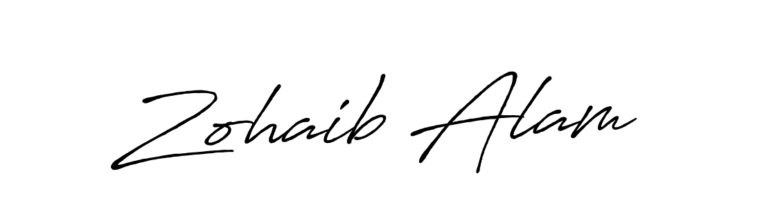 Make a beautiful signature design for name Zohaib Alam. Use this online signature maker to create a handwritten signature for free. Zohaib Alam signature style 7 images and pictures png