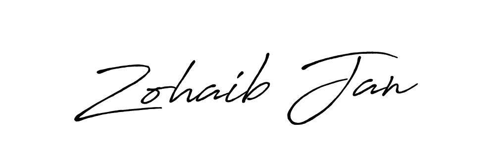 How to make Zohaib Jan signature? Antro_Vectra_Bolder is a professional autograph style. Create handwritten signature for Zohaib Jan name. Zohaib Jan signature style 7 images and pictures png