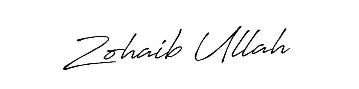 Also You can easily find your signature by using the search form. We will create Zohaib Ullah name handwritten signature images for you free of cost using Antro_Vectra_Bolder sign style. Zohaib Ullah signature style 7 images and pictures png