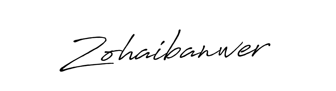 Also You can easily find your signature by using the search form. We will create Zohaibanwer name handwritten signature images for you free of cost using Antro_Vectra_Bolder sign style. Zohaibanwer signature style 7 images and pictures png