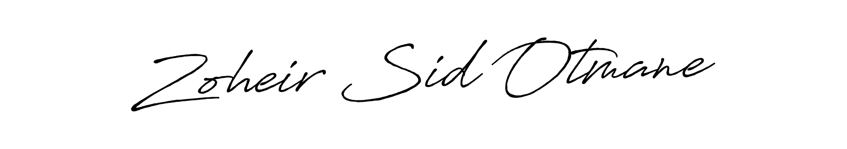 Use a signature maker to create a handwritten signature online. With this signature software, you can design (Antro_Vectra_Bolder) your own signature for name Zoheir Sid Otmane. Zoheir Sid Otmane signature style 7 images and pictures png