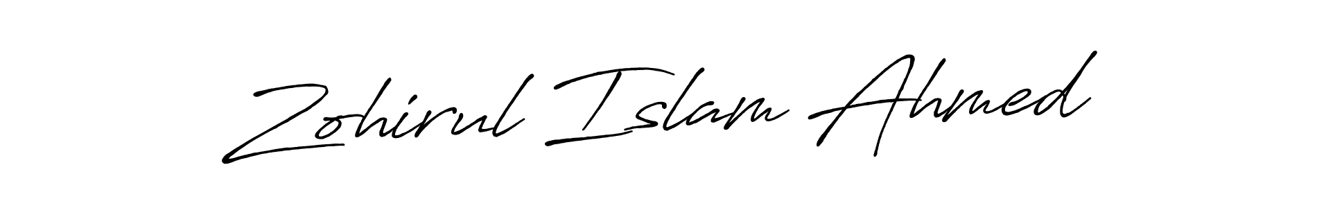 It looks lik you need a new signature style for name Zohirul Islam Ahmed. Design unique handwritten (Antro_Vectra_Bolder) signature with our free signature maker in just a few clicks. Zohirul Islam Ahmed signature style 7 images and pictures png