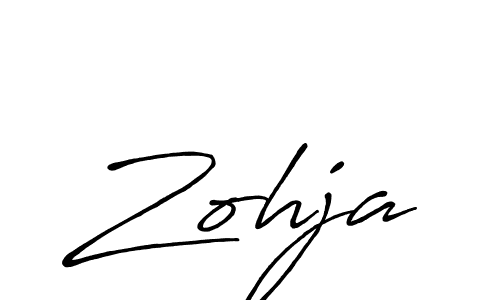 Make a beautiful signature design for name Zohja. Use this online signature maker to create a handwritten signature for free. Zohja signature style 7 images and pictures png