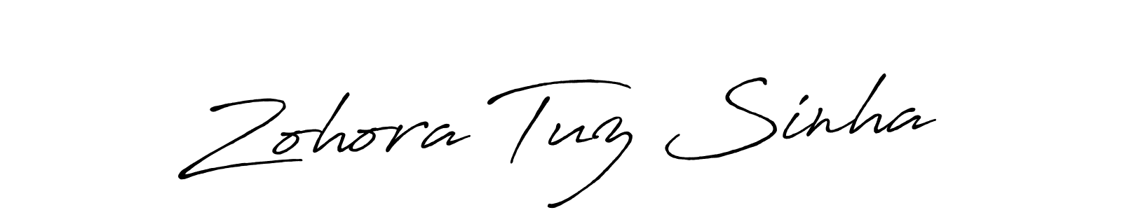 Best and Professional Signature Style for Zohora Tuz Sinha. Antro_Vectra_Bolder Best Signature Style Collection. Zohora Tuz Sinha signature style 7 images and pictures png