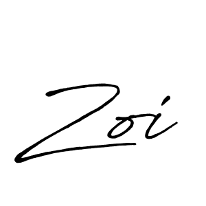 You should practise on your own different ways (Antro_Vectra_Bolder) to write your name (Zoi) in signature. don't let someone else do it for you. Zoi signature style 7 images and pictures png