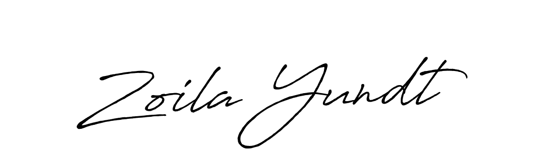 Also we have Zoila Yundt name is the best signature style. Create professional handwritten signature collection using Antro_Vectra_Bolder autograph style. Zoila Yundt signature style 7 images and pictures png