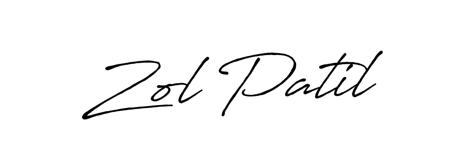 Make a short Zol Patil signature style. Manage your documents anywhere anytime using Antro_Vectra_Bolder. Create and add eSignatures, submit forms, share and send files easily. Zol Patil signature style 7 images and pictures png