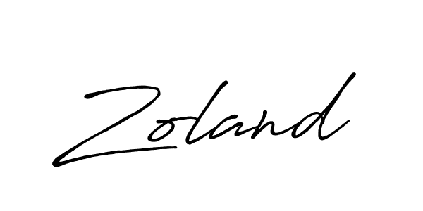 Antro_Vectra_Bolder is a professional signature style that is perfect for those who want to add a touch of class to their signature. It is also a great choice for those who want to make their signature more unique. Get Zoland name to fancy signature for free. Zoland signature style 7 images and pictures png